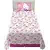 Franco Ms. Rachel Educational Adventures Bedding Super Soft Cozy 4 Piece Microfiber Sheet Set, Full, (Officially Licensed Product) Kids(Hello Kitty)