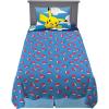 Franco Ms. Rachel Educational Adventures Bedding Super Soft Cozy 4 Piece Microfiber Sheet Set, Full, (Officially Licensed Product) Kids(Pokemon)