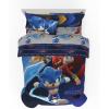 Franco Ms. Rachel Educational Adventures Kids Bedding Super Soft Microfiber Comforter and Sheet Set, 4 Piece Twin Size, (Officially Licensed Product)(Sonic the Hedgehog 3)
