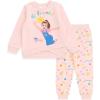 Ms. Rachel Animals Fleece Crossover Sweatshirt and Jogger Pants Outfit Set Infant to Toddler Sizes (12 Months – 5T)(Baby Pink)