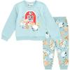 Ms. Rachel Animals Fleece Crossover Sweatshirt and Jogger Pants Outfit Set Infant to Toddler Sizes (12 Months – 5T)(Pastel Green)