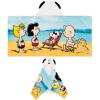 Ms. Rachel Kids Super Soft Bath/Pool/Beach Soft Cotton Terry Hooded Towel Wrap, 24 in x 50 in, (Officially Licensed Product) By Franco(Peanuts)