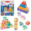 Ms. Rachel Melissa & Doug Letter, Number, and Game Wooden Learning Blocks with Activity Cards for Girls and Boys Toddlers Ages 18 Months+ – FSC Certified