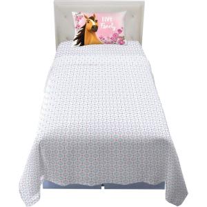Franco Ms. Rachel Educational Adventures Bedding Super Soft Cozy 4 Piece Microfiber Sheet Set, Full, (Officially Licensed Product) Kids(Spirit Riding Free)