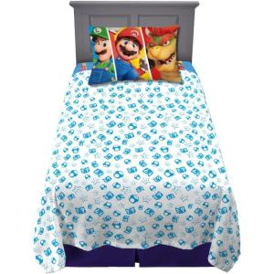 Franco Ms. Rachel Educational Adventures Bedding Super Soft Cozy 4 Piece Microfiber Sheet Set, Full, (Officially Licensed Product) Kids(Super Mario Bros. Movie)