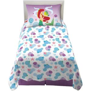 Franco Ms. Rachel Educational Adventures Bedding Super Soft Cozy 4 Piece Microfiber Sheet Set, Full, (Officially Licensed Product) Kids(The Little Mermaid Ariel)