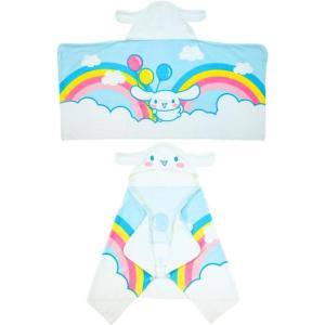 Ms. Rachel Kids Super Soft Bath/Pool/Beach Soft Cotton Terry Hooded Towel Wrap, 24 in x 50 in, (Officially Licensed Product) By Franco(Cinnamoroll)