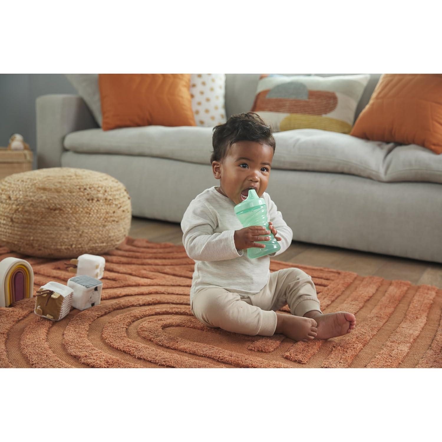 imageNUK Learner Cup Ms Rachel 10 oz 8 Months 2 Pack Soft Spout EasyGrip Handles BPA Free Spill Proof Transition Sippy CupMickey Mouse