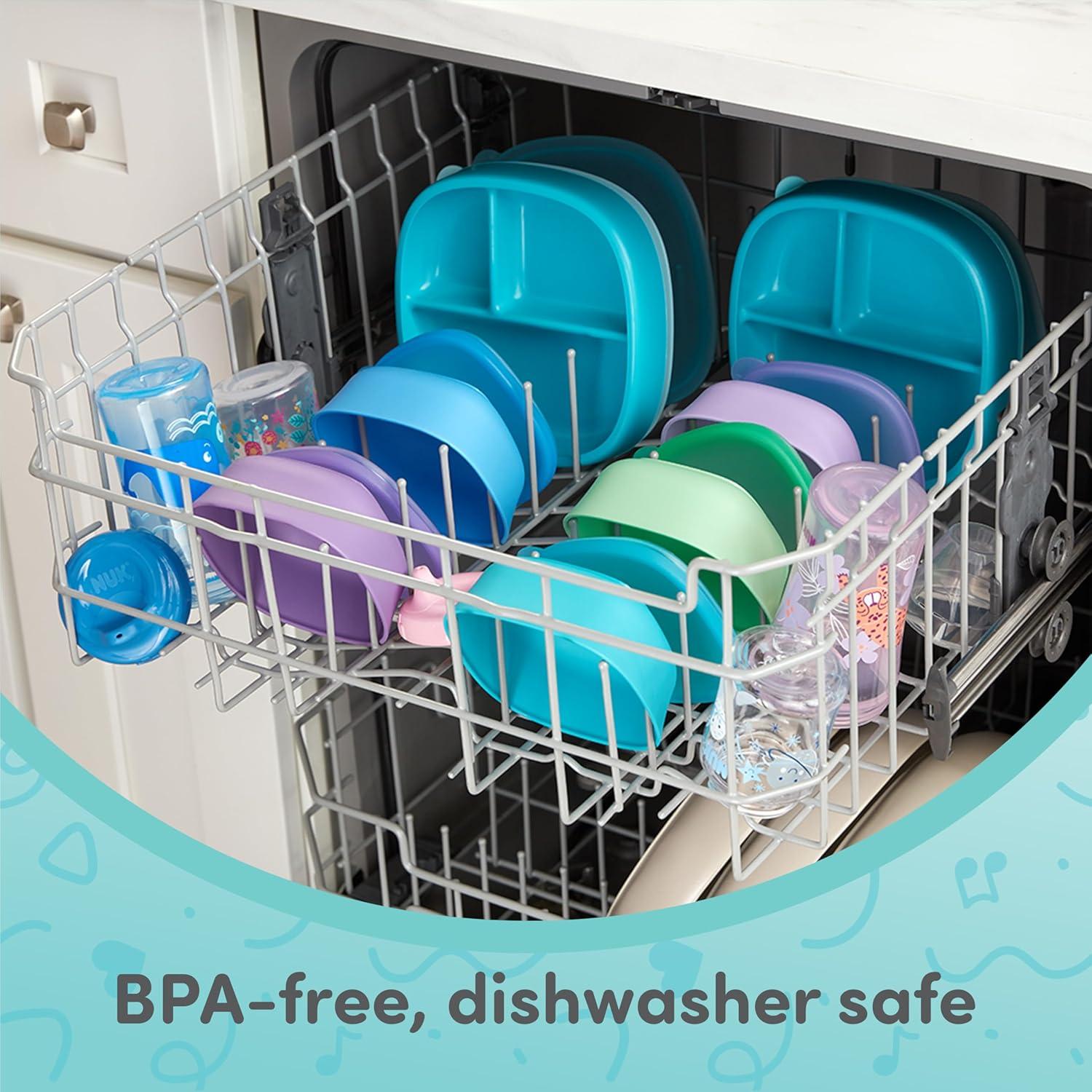 imageNUK Learner Cup Ms Rachel 10 oz 8 Months 2 Pack Soft Spout EasyGrip Handles BPA Free Spill Proof Transition Sippy CupMs Rachel