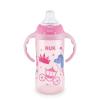 NUK Learner Cup, Ms. Rachel, 10 oz, 8+ Months, 2 Pack – Soft Spout, Easy-Grip Handles, BPA Free, Spill Proof Transition Sippy Cup(Pink Kingdom)