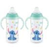 NUK Learner Cup, Ms. Rachel, 10 oz, 8+ Months, 2 Pack – Soft Spout, Easy-Grip Handles, BPA Free, Spill Proof Transition Sippy Cup(Stich)