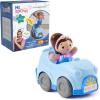 Ms. Rachel 1-2-3 Roll! Vehicle with Click-in Figure & Pull Back Action, Educational Toys & Toddler Toys for Girls & Boys Ages 1-3Y+(Ms. Rachel Vehicle)