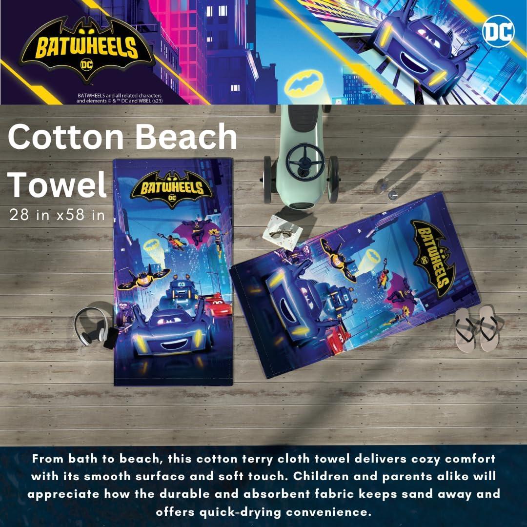 image:imageMs Rachel Kids Super Soft Cotton BathPoolBeach Towel 58 in x 28 in Officially Licensed Product by FrancoBatwheels