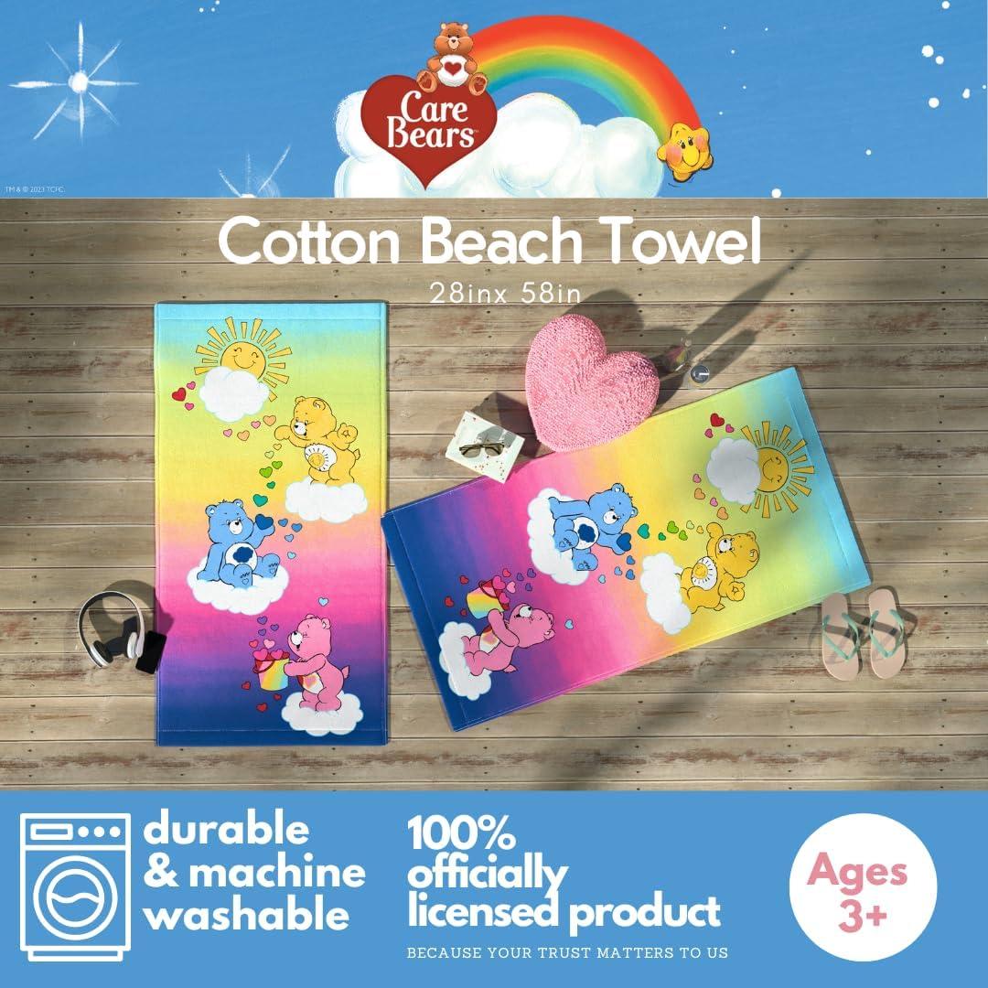 image:imageMs Rachel Kids Super Soft Cotton BathPoolBeach Towel 58 in x 28 in Officially Licensed Product by FrancoCare Bears Classic