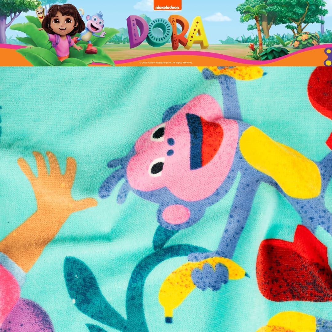 image:imageMs Rachel Kids Super Soft Cotton BathPoolBeach Towel 58 in x 28 in Officially Licensed Product by FrancoDora the Explorer