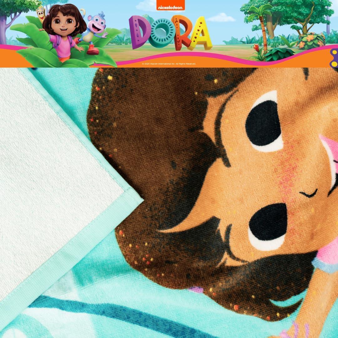 image:imageMs Rachel Kids Super Soft Cotton BathPoolBeach Towel 58 in x 28 in Officially Licensed Product by FrancoDora the Explorer