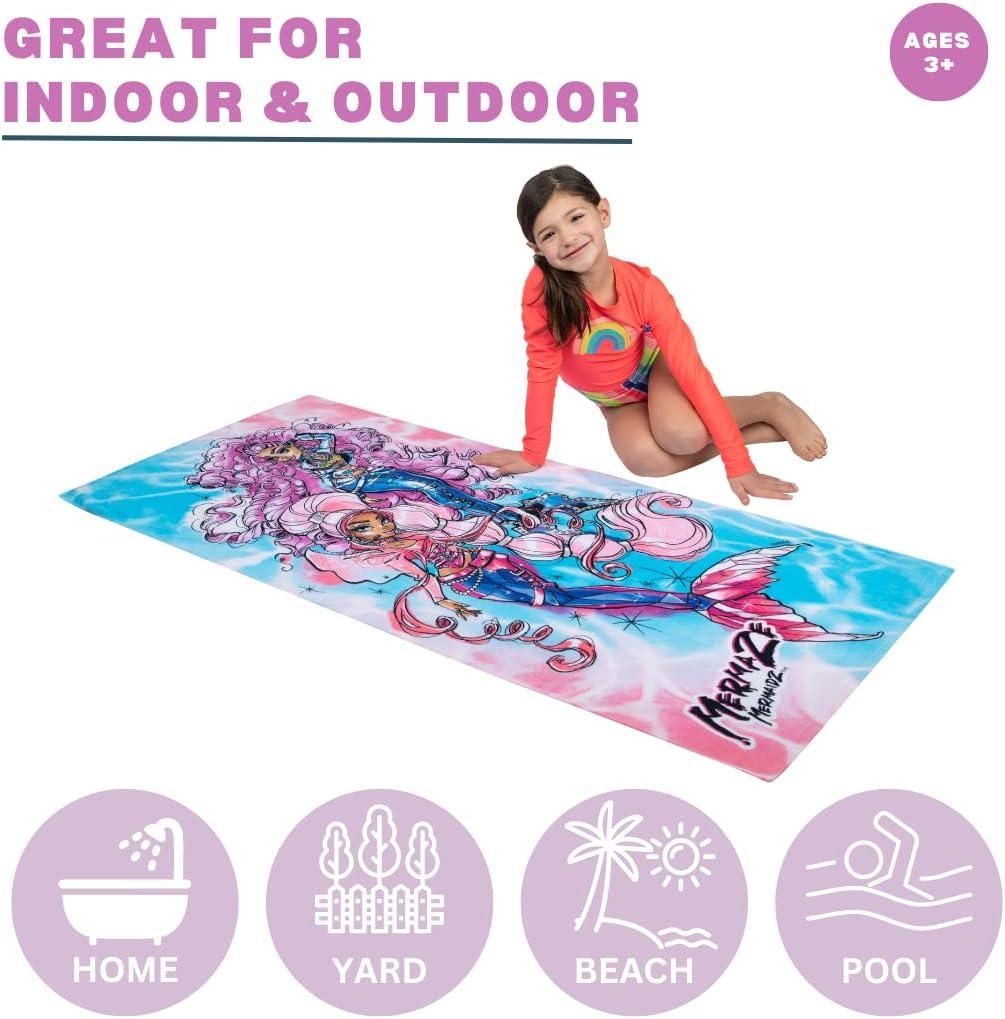 image:imageMs Rachel Kids Super Soft Cotton BathPoolBeach Towel 58 in x 28 in Officially Licensed Product by FrancoMermaze