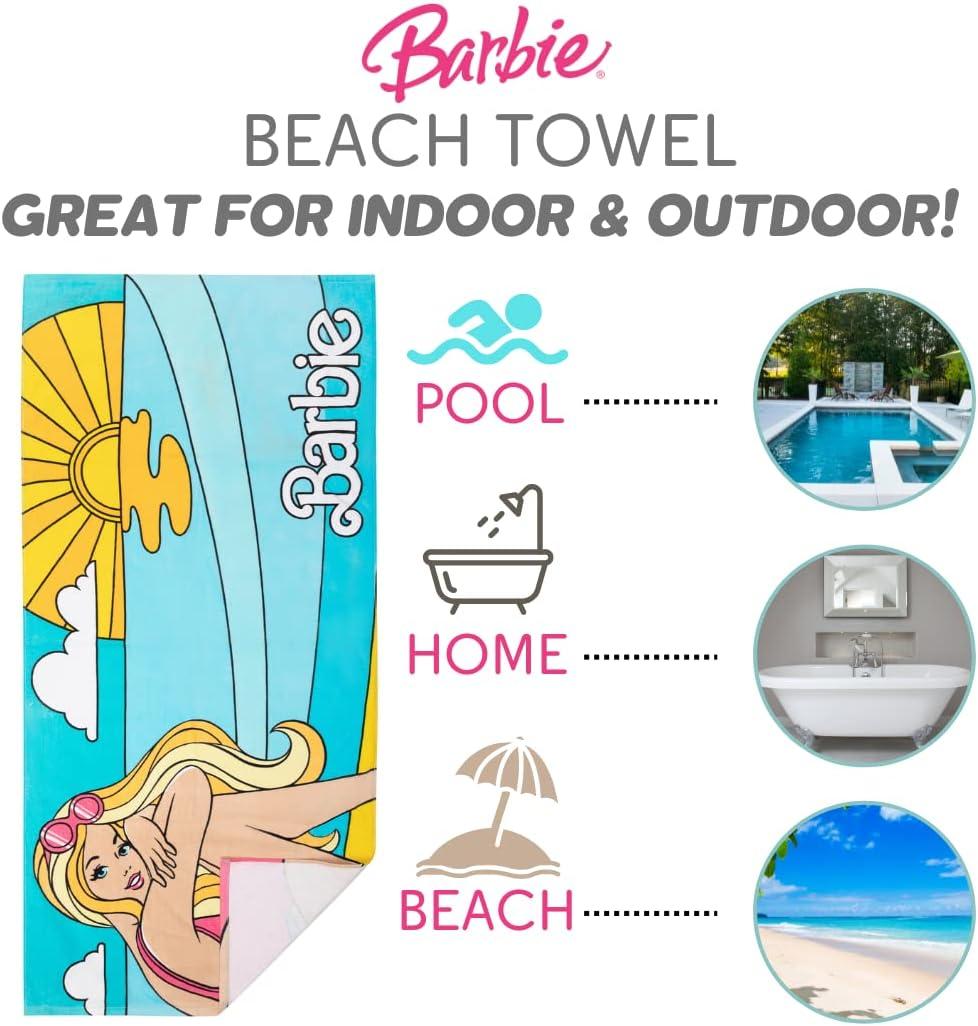 image:imageMs Rachel Kids Super Soft Cotton BathPoolBeach Towel 58 in x 28 in Officially Licensed Product by FrancoMulticolour