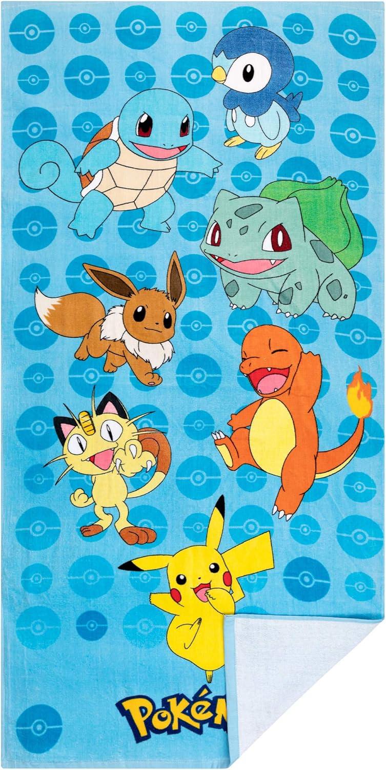 image:imageMs Rachel Kids Super Soft Cotton BathPoolBeach Towel 58 in x 28 in Officially Licensed Product by FrancoPokemon Power Group