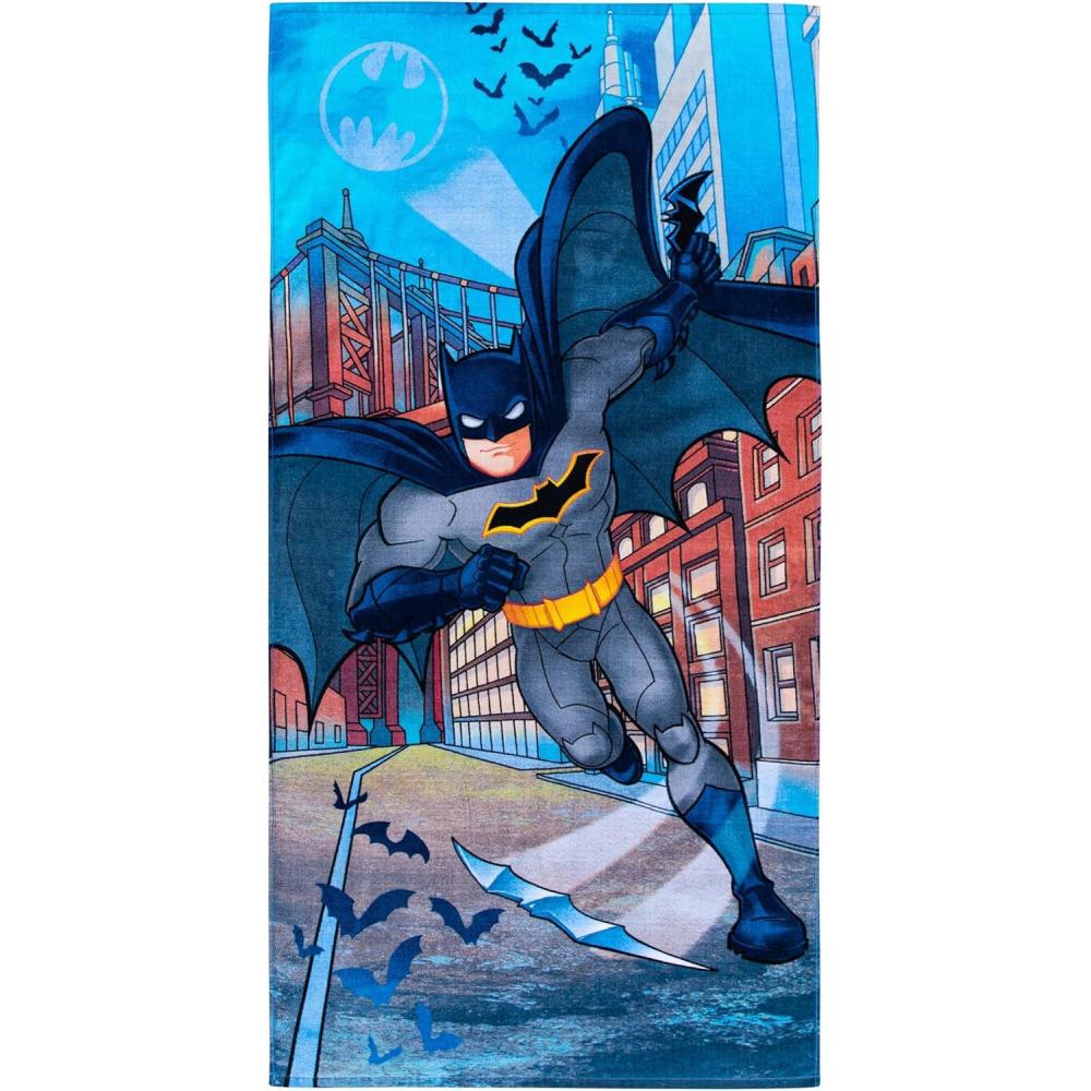 image:imageMs Rachel Kids Super Soft Cotton BathPoolBeach Towel 58 in x 28 in Officially Licensed Product by FrancoBatman