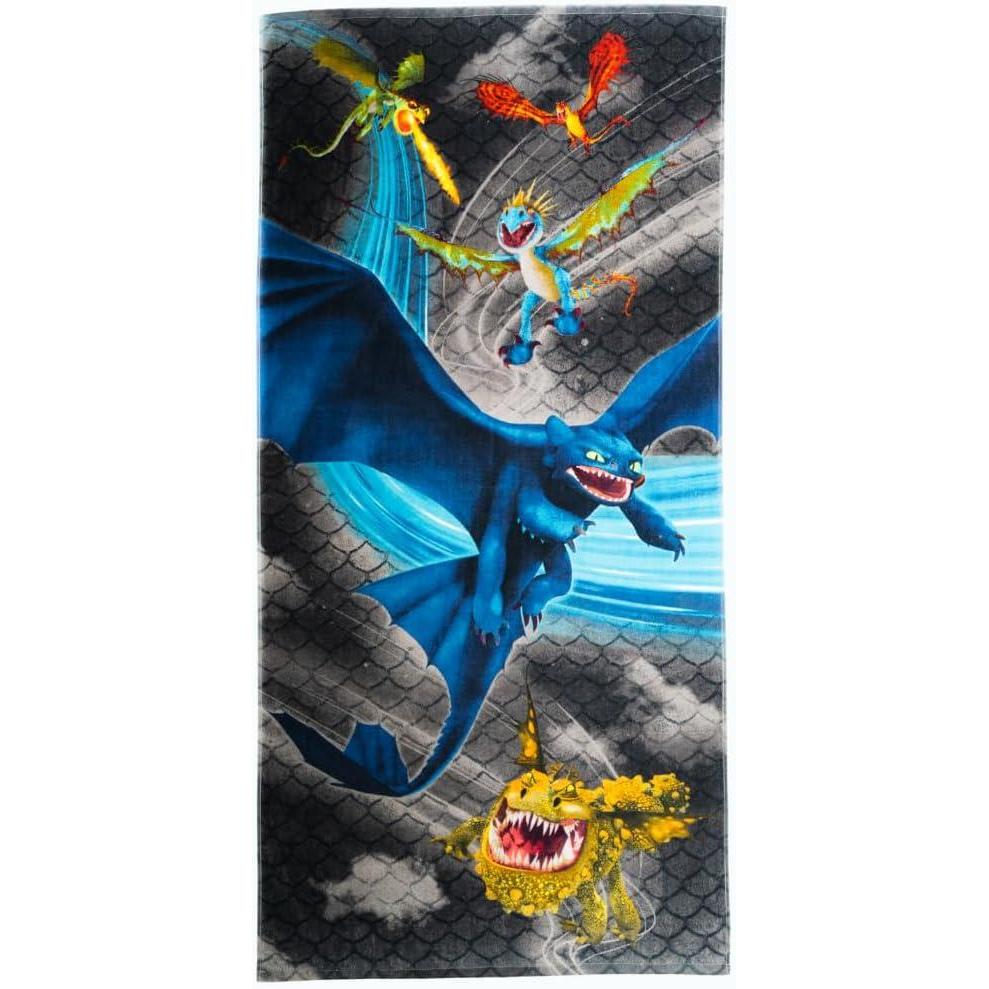image:imageMs Rachel Kids Super Soft Cotton BathPoolBeach Towel 58 in x 28 in Officially Licensed Product by FrancoHow to Train Your Dragon