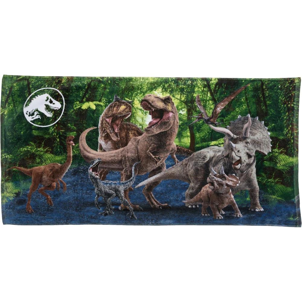 image:imageMs Rachel Kids Super Soft Cotton BathPoolBeach Towel 58 in x 28 in Officially Licensed Product by FrancoJurassic World Dominion