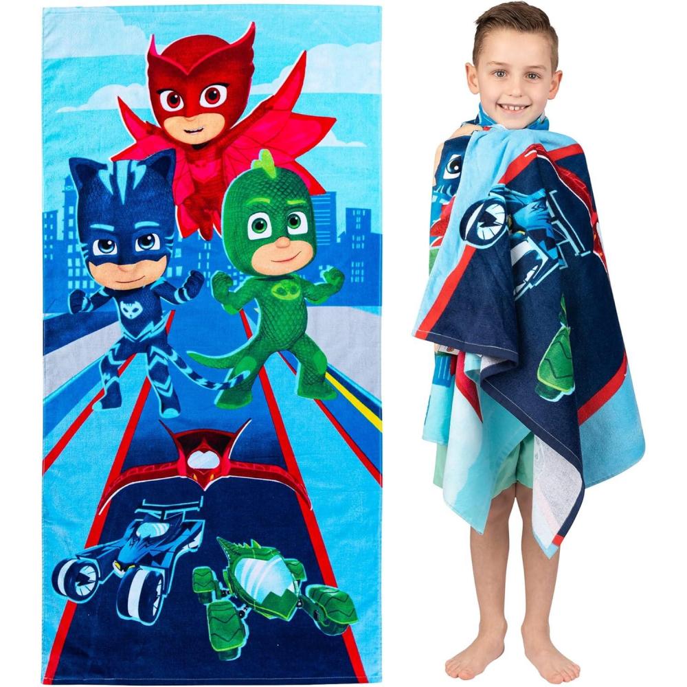 image:imageMs Rachel Kids Super Soft Cotton BathPoolBeach Towel 58 in x 28 in Officially Licensed Product by FrancoPj Masks
