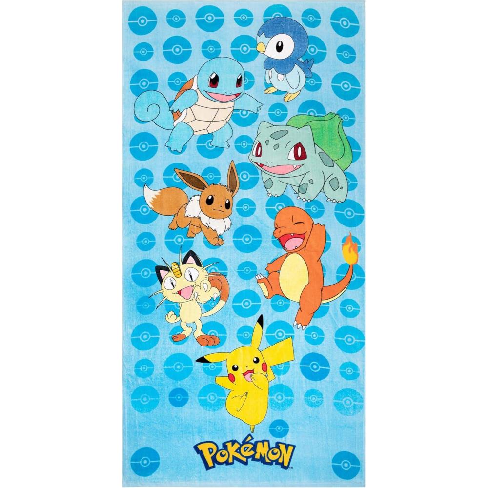 image:imageMs Rachel Kids Super Soft Cotton BathPoolBeach Towel 58 in x 28 in Officially Licensed Product by FrancoPokemon Power Group