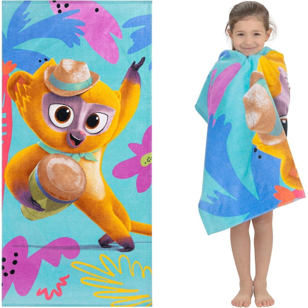 image:imageMs Rachel Kids Super Soft Cotton BathPoolBeach Towel 58 in x 28 in Officially Licensed Product by FrancoSony Vivo