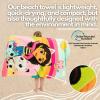 Ms. Rachel Kids Super Soft Cotton Bath/Pool/Beach Towel, 58 in x 28 in, (Officially Licensed Product) by Franco(Gabby’s Dollhouse)