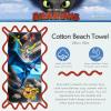 Ms. Rachel Kids Super Soft Cotton Bath/Pool/Beach Towel, 58 in x 28 in, (Officially Licensed Product) by Franco(How to Train Your Dragon)