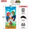 Ms. Rachel Kids Super Soft Cotton Bath/Pool/Beach Towel, 58 in x 28 in, (Officially Licensed Product) by Franco(Mario)
