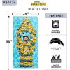 Ms. Rachel Kids Super Soft Cotton Bath/Pool/Beach Towel, 58 in x 28 in, (Officially Licensed Product) by Franco(Minions the Rise of Gru)
