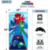 Ms. Rachel Kids Super Soft Cotton Bath/Pool/Beach Towel, 58 in x 28 in, (Officially Licensed Product) by Franco(Pj Masks)