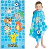 Ms. Rachel Kids Super Soft Cotton Bath/Pool/Beach Towel, 58 in x 28 in, (Officially Licensed Product) by Franco(Pokemon – Power Group)