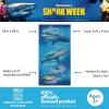 Ms. Rachel Kids Super Soft Cotton Bath/Pool/Beach Towel, 58 in x 28 in, (Officially Licensed Product) by Franco(Shark Week)