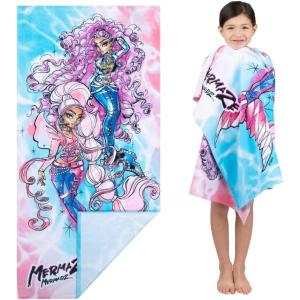 Ms. Rachel Kids Super Soft Cotton Bath/Pool/Beach Towel, 58 in x 28 in, (Officially Licensed Product) by Franco(Mermaze)