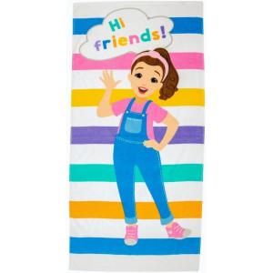 Ms. Rachel Kids Super Soft Cotton Bath/Pool/Beach Towel, 58 in x 28 in, (Officially Licensed Product) by Franco(Ms. Rachel)
