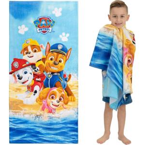 Ms. Rachel Kids Super Soft Cotton Bath/Pool/Beach Towel, 58 in x 28 in, (Officially Licensed Product) by Franco(Paw Patrol – Paws in Sand)