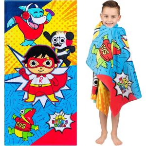 Ms. Rachel Kids Super Soft Cotton Bath/Pool/Beach Towel, 58 in x 28 in, (Officially Licensed Product) by Franco(Ryan’s World)