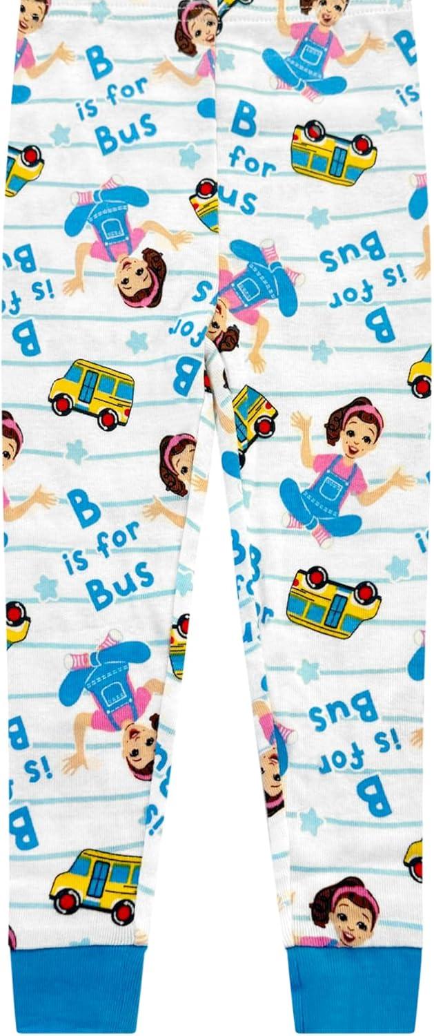 image:imageMs Rachel 4 Piece Pajama Set Toddler Girls Boys PJs Long Sleeve amp Pants Snug Fit Sleepwear for Kids Official ProductPink White