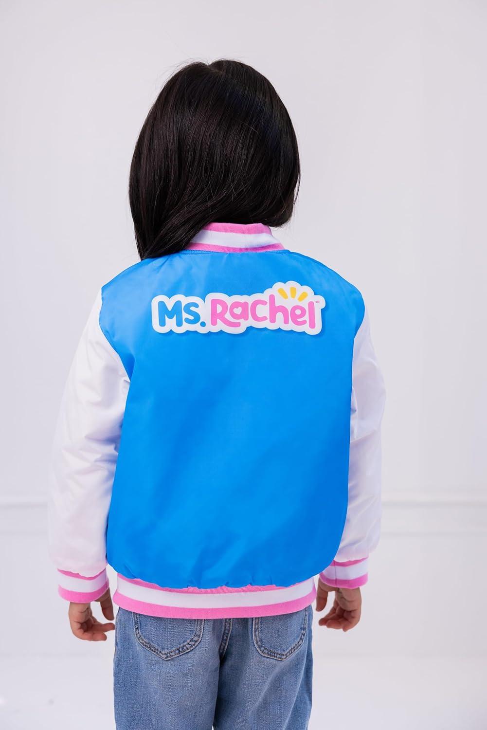 image:imageMs Rachel Varsity Bomber Jacket Infant to Toddler Sizes 12 Months 5TBlue