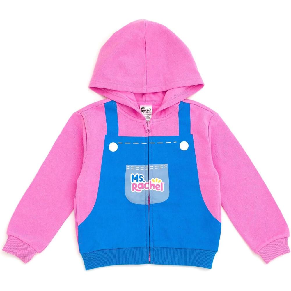 image:imageMs Rachel Fleece Zip Up Hoodie Infant to Toddler Sizes 12 Months  5TPink  Blue  Ms Rachel