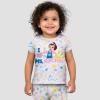 Ms. Rachel 2 Piece Pajama Set – Toddler Girls Boys PJ Set, Short Sleeve Shirt & Pants – Kids Sleepwear Set – Official License(White)