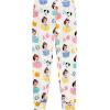 Ms. Rachel 2 Piece Pajama Set – Toddler Girls Boys PJ Set, Short Sleeve Shirt & Pants – Kids Sleepwear Set – Official License(White Learning)