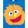 Ms. Rachel Fleece Zip Up Hoodie Infant to Toddler Sizes (12 Months – 5T)(Bright Blue  Herbie)
