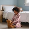 Ms. Rachel Girls Pajama Set – 2 Piece Cozy Girls Pjs Button Down Long Sleeve & Pants For Toddlers 12M – 4T – Official Product(Pink)