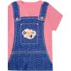 Ms. Rachel Kids Pajama Set – 2 Piece Cozy Girls Boys Pjs, Short Sleeve & Shorts Matching For Toddler Kids – Official Product(Pink White)