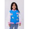 Ms. Rachel Varsity Bomber Jacket Infant to Toddler Sizes (12 Months – 5T)(Blue)