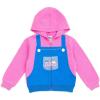 Ms. Rachel Fleece Zip Up Hoodie Infant to Toddler Sizes (12 Months – 5T)(Pink / Blue  Ms. Rachel)